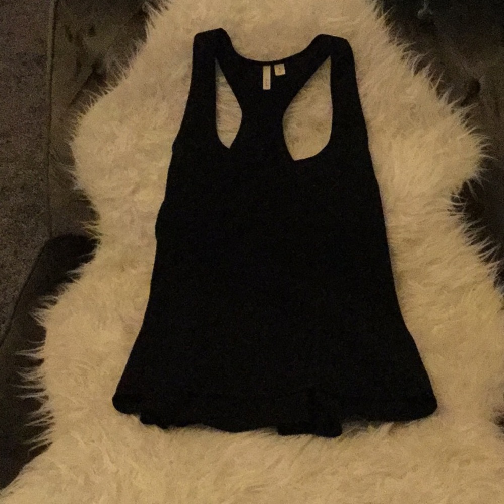 Black tank top